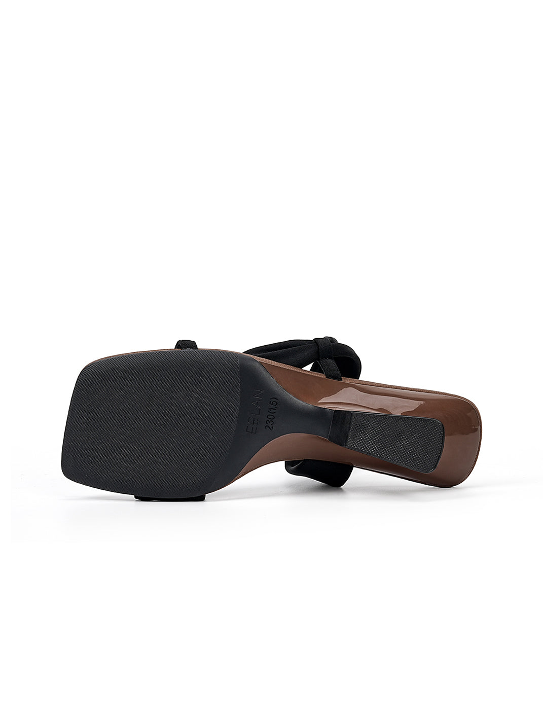 Toe-Loop Asymmetric Strap Sandals With Sculptural Heel - Skipkicks