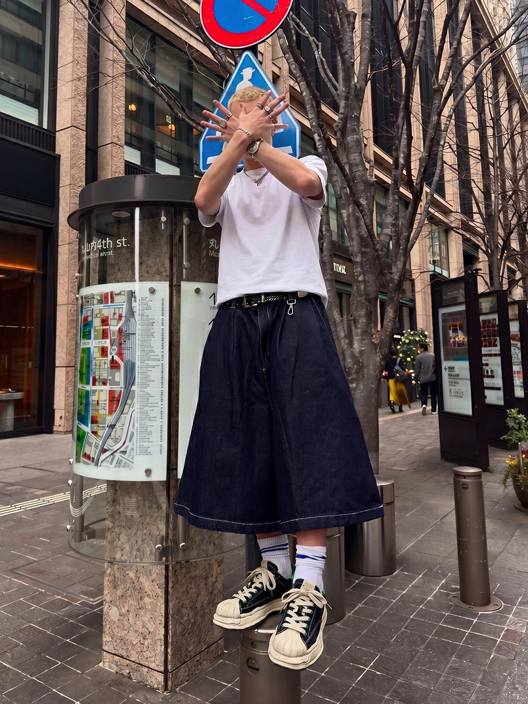 Green Shell-Toe Platform Sneakers