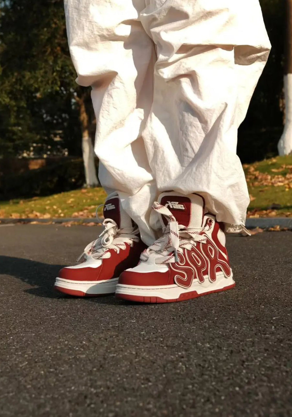 Black Time Gear High-Top Skate Sneakers - Skipkicks