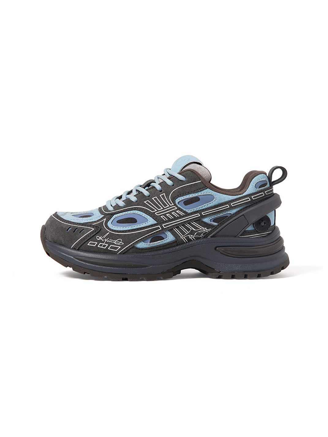 Color-Block Chunky Platform Running Sneakers - Skipkicks