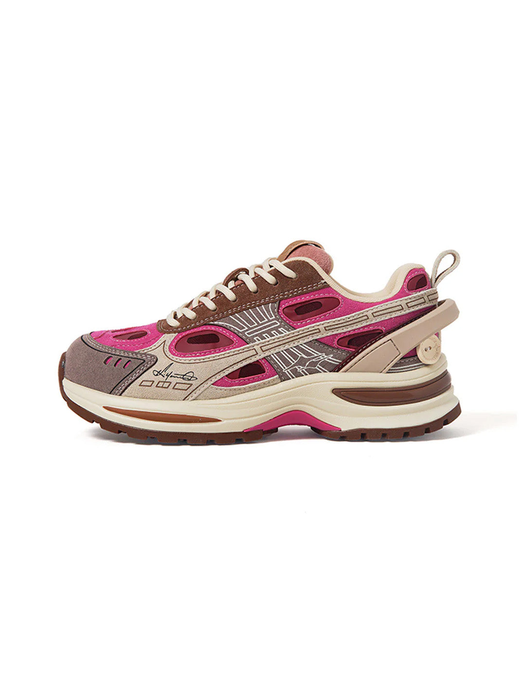 Color-Block Chunky Platform Running Sneakers - Skipkicks