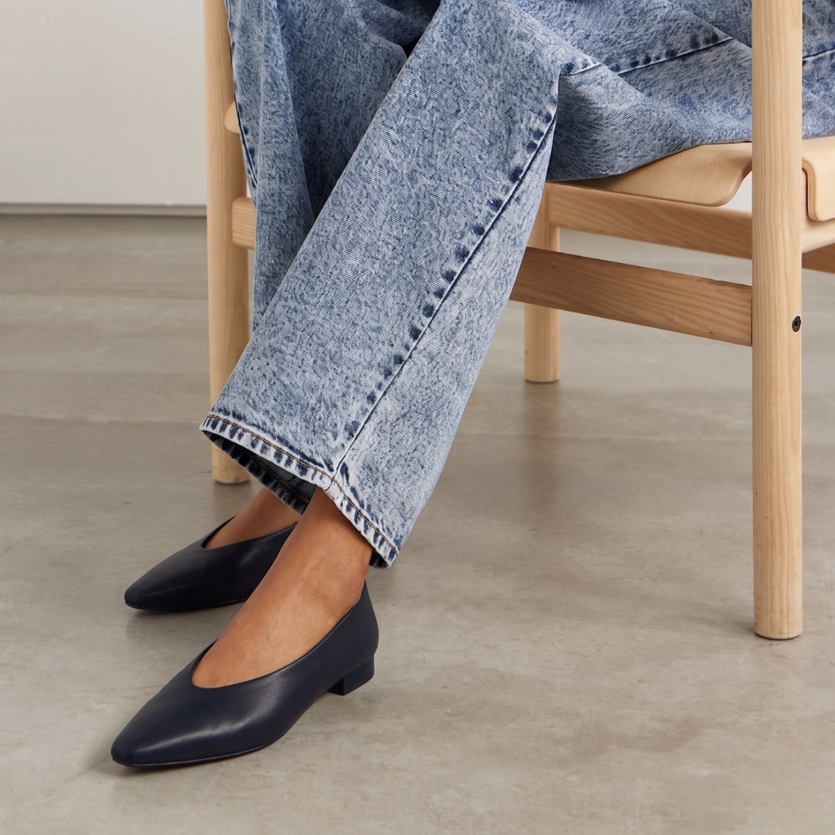 Riley Leather Ballet Flats
