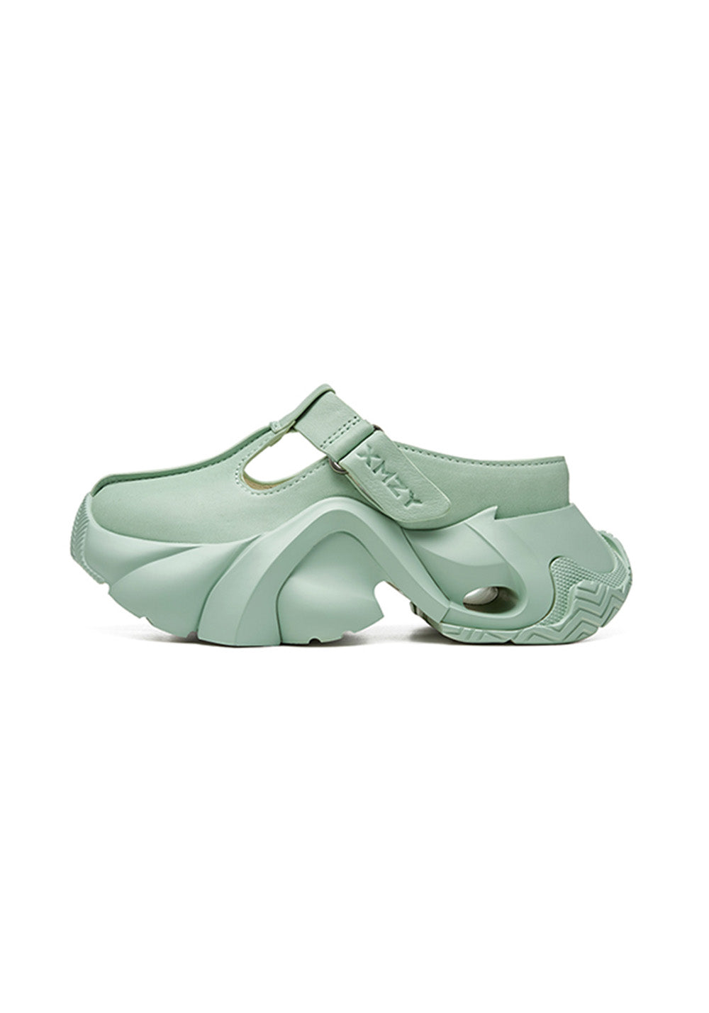 Black Platform Closed-Toe Slides - Skipkicks