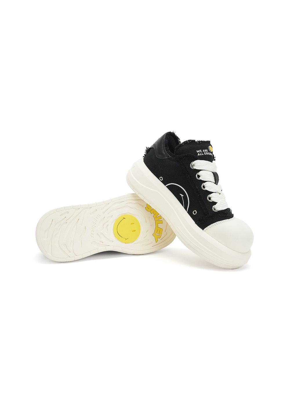 Black Beluga Platform Skate Sneakers - Skipkicks