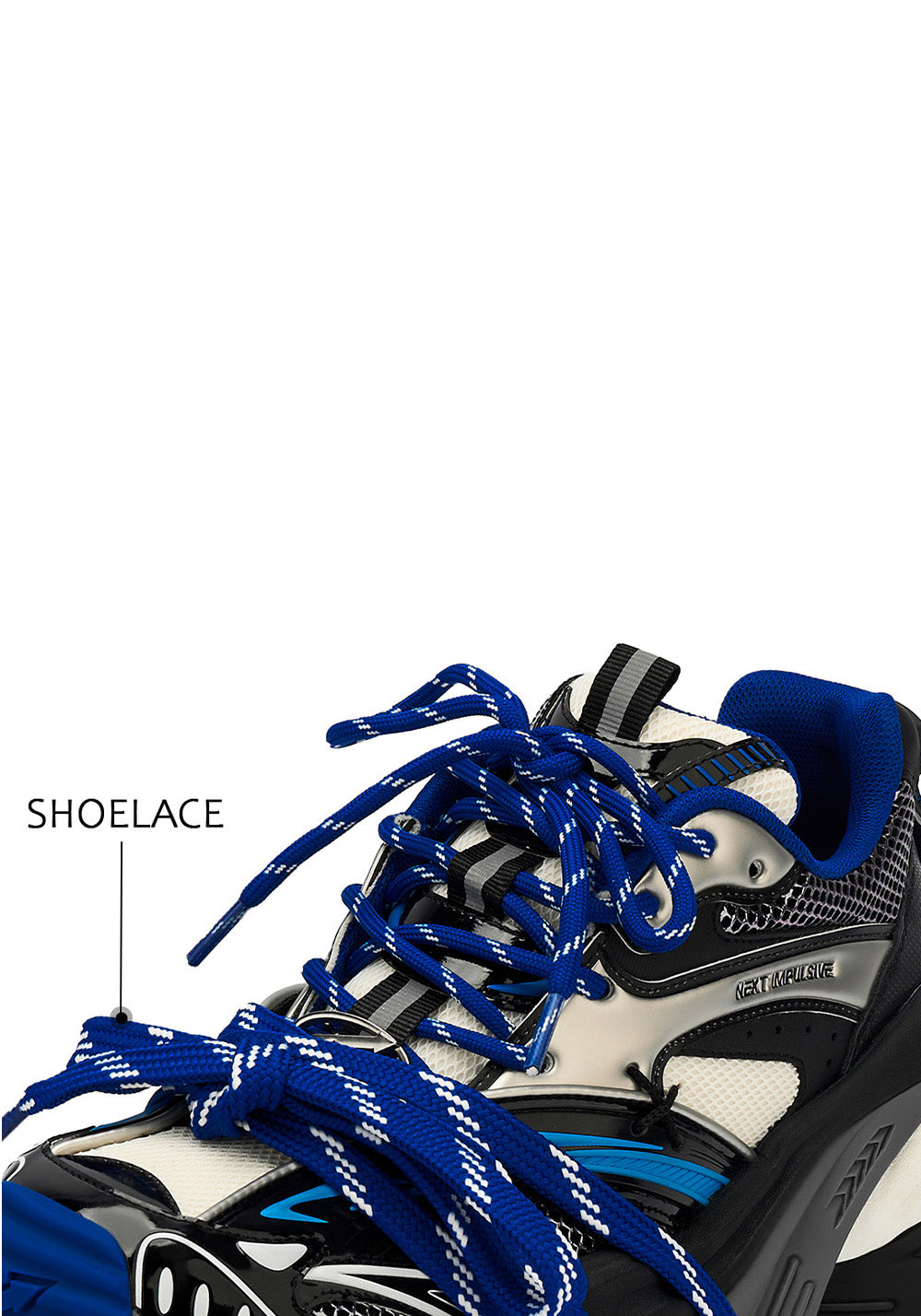 Blue Power Platform Sneakers