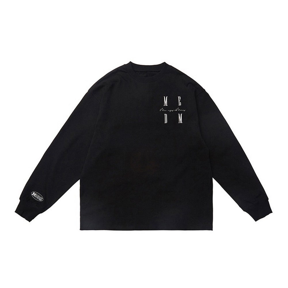 Basic Long Sleeve Tee With Logo