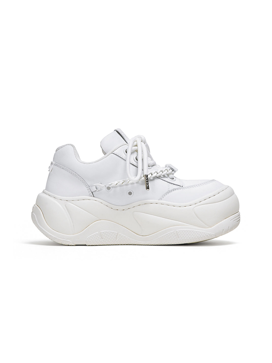 Black WiFi 2.0 Detachable Chain Chunky Sneakers - Skipkicks