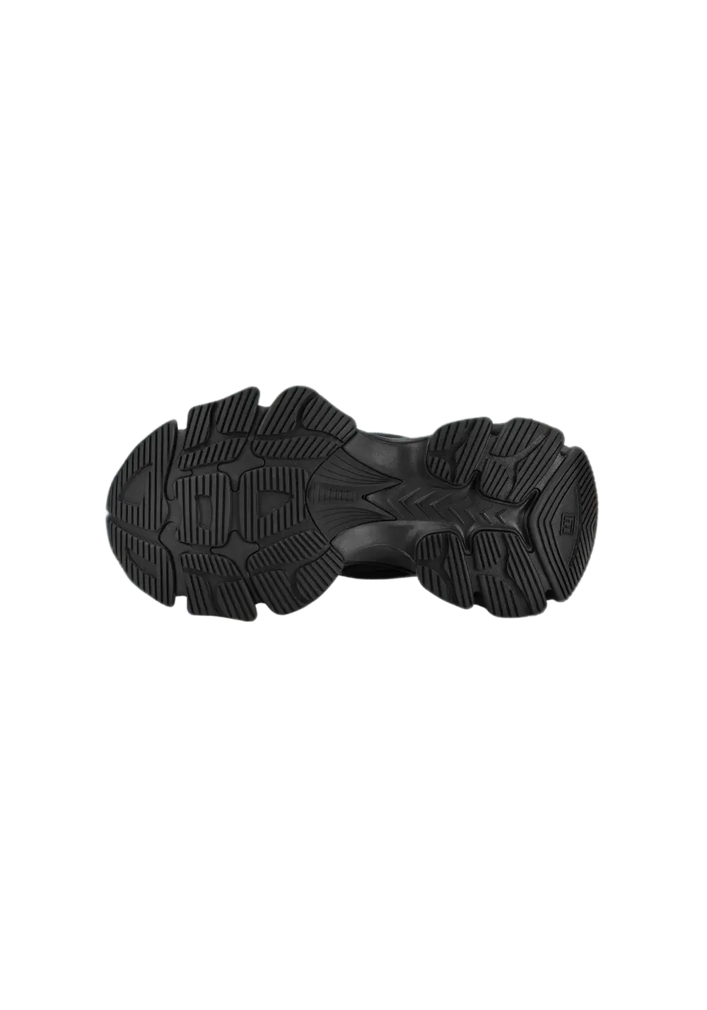 Black Impulse Layered Dad Sneakers - Skipkicks