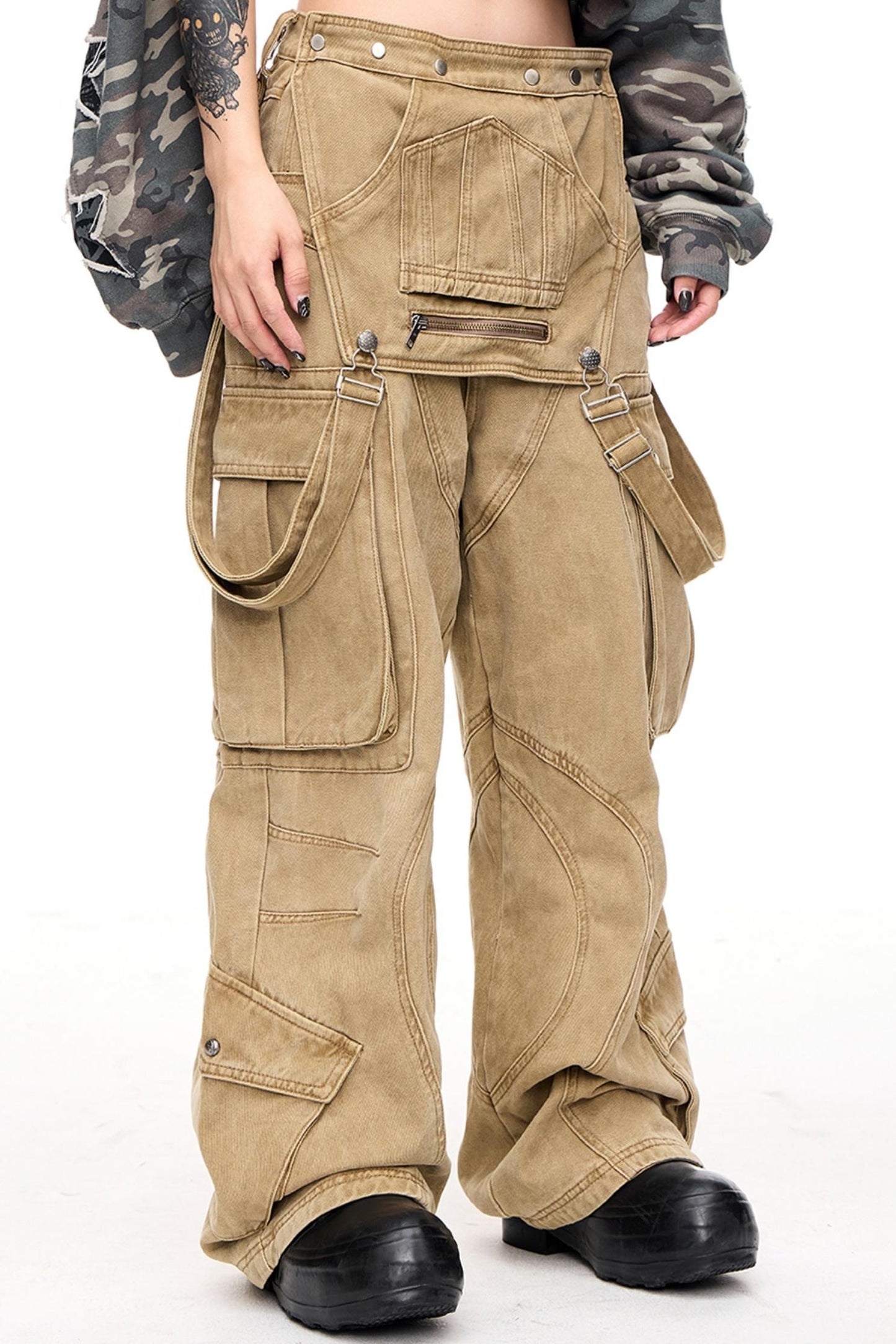 Men's Detachable Multi-Pocket Cargo Pants - Versatile Streetwear Style