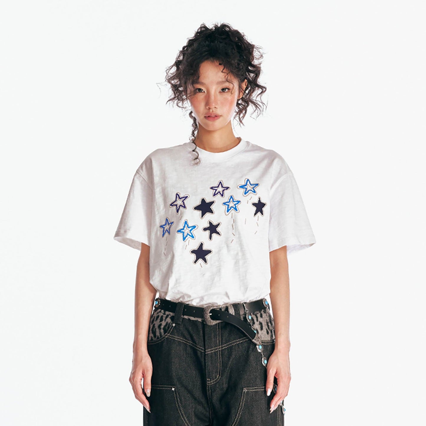 Star Parade Graphic Cotton Tee