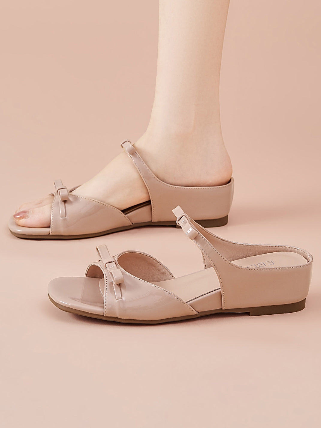 Bow Wedge Slide Sandals - Skipkicks