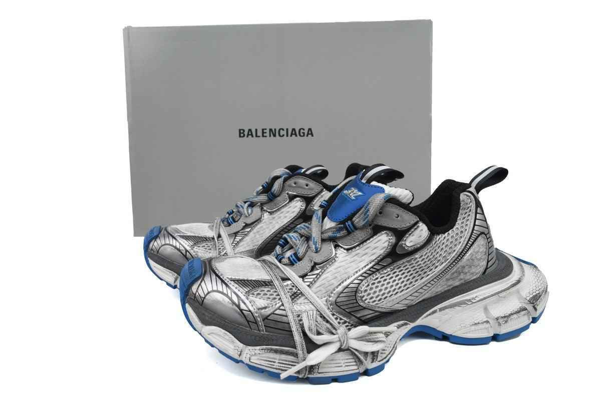 Custom BLCG Circuit Sneaker 'Worn-Out - Grey Blue