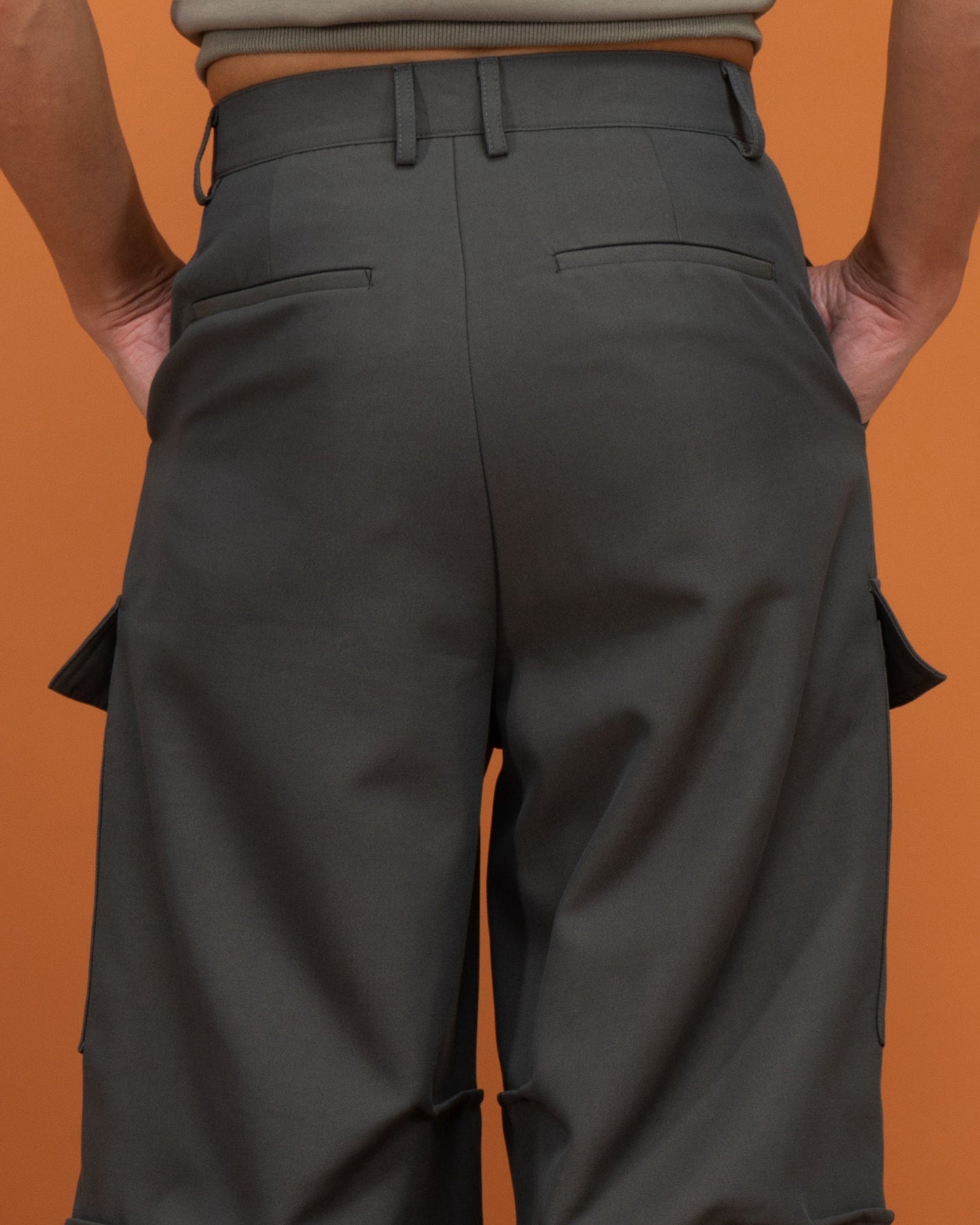 Multi-Pocket Crinkled Cargo Pants - Stylish and Functional