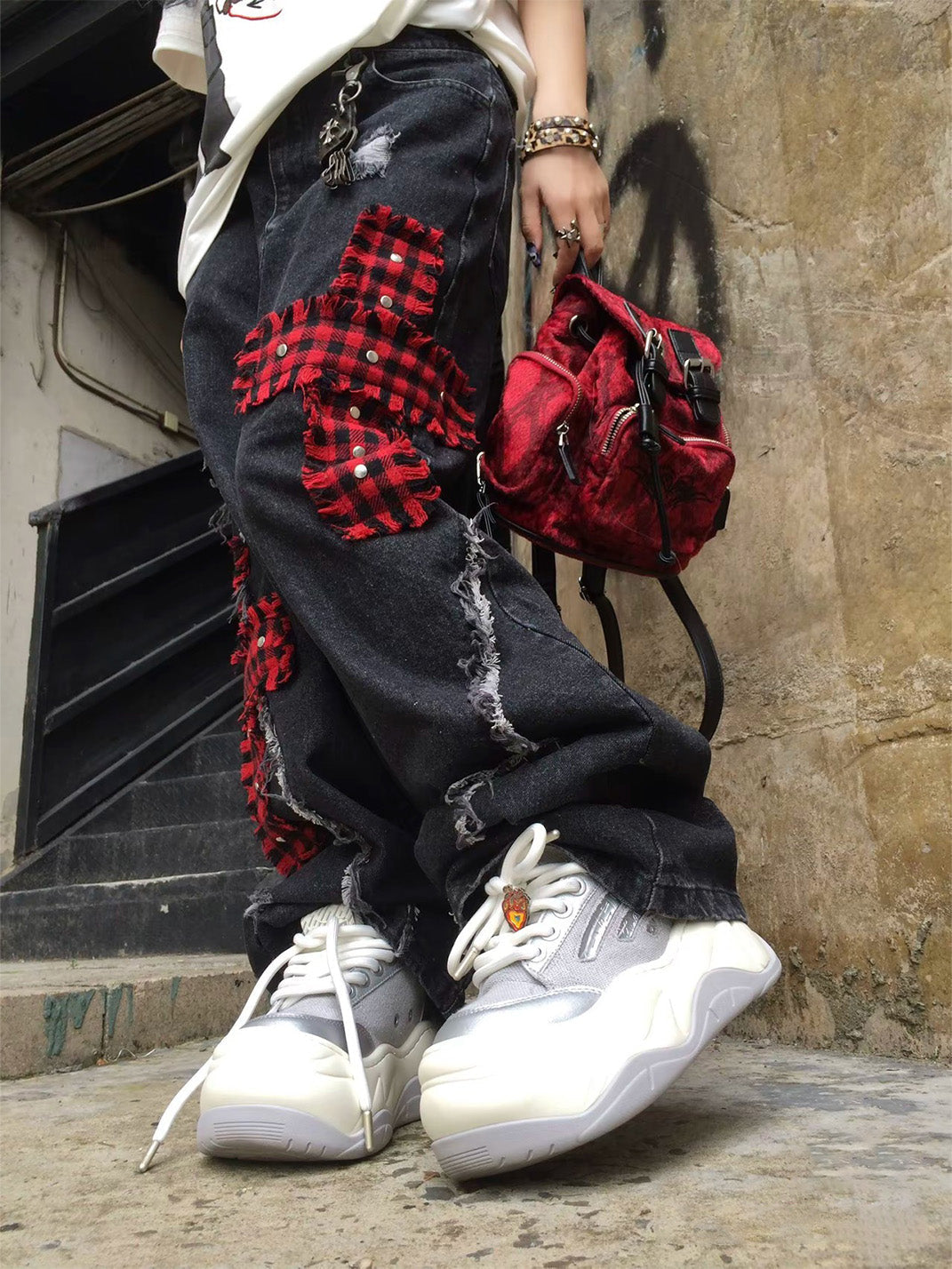 Black WiFi 2.0 Wave Canvas Platform Sneakers - Skipkicks