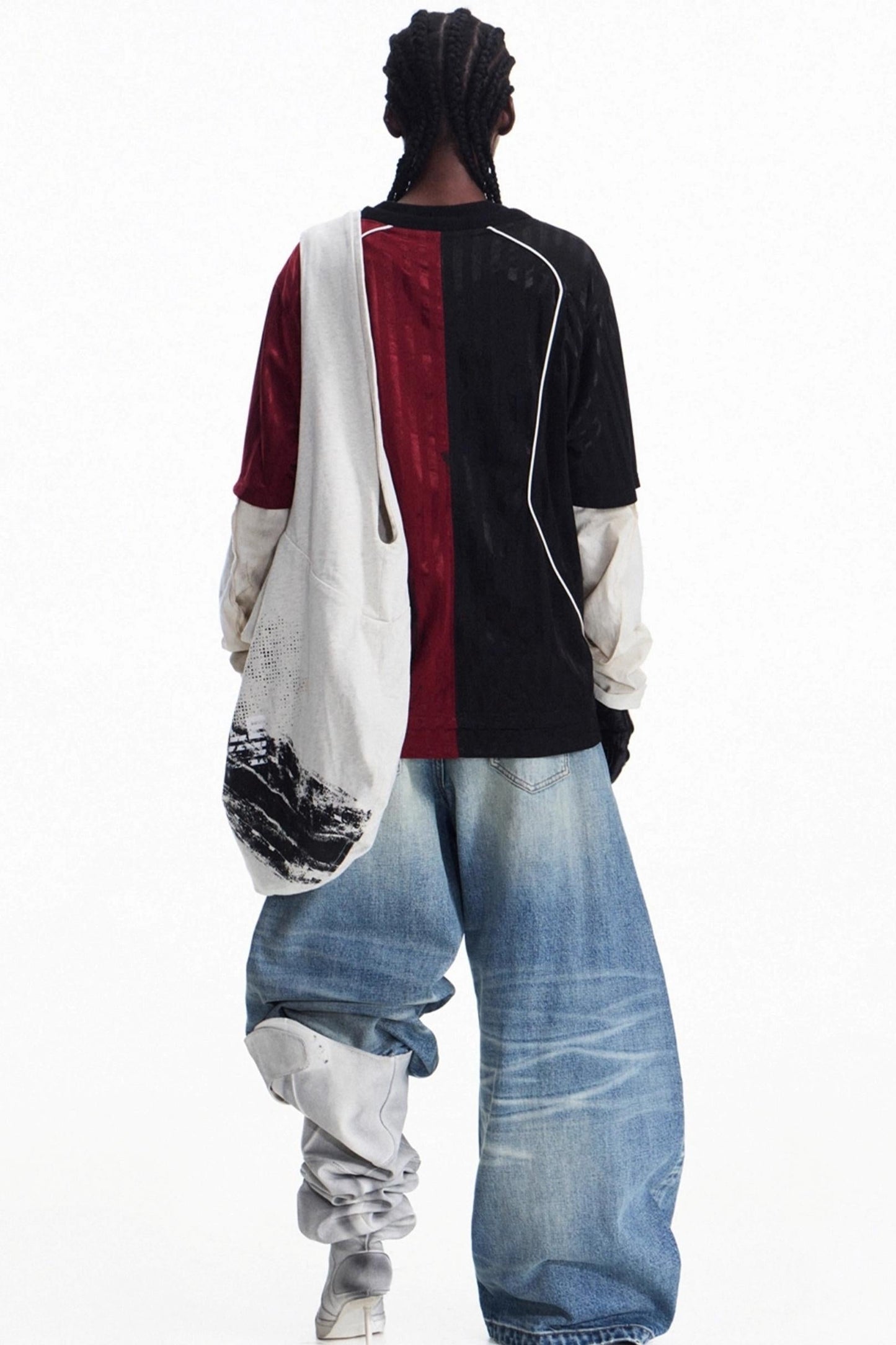 Men's Vintage Crew Neck Jersey Top