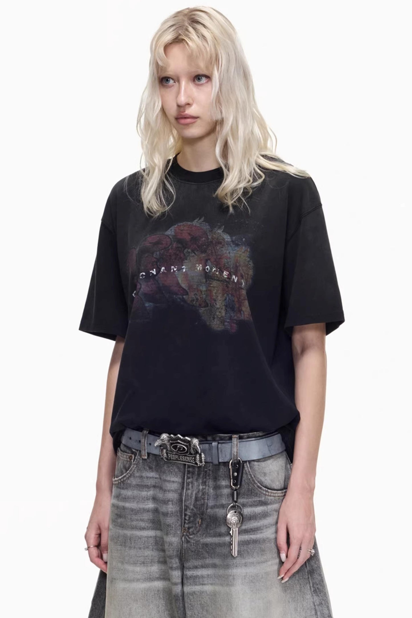 Men's Vintage Distressed Cotton Tee