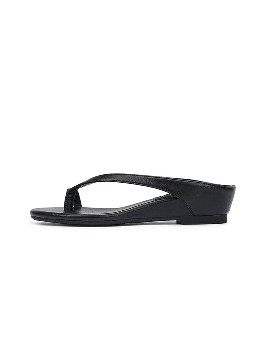Toe Ring Wedge Flip-Flop Sandals - Skipkicks