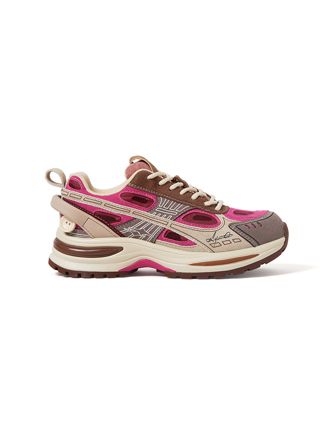 Color-Block Chunky Platform Running Sneakers - Skipkicks
