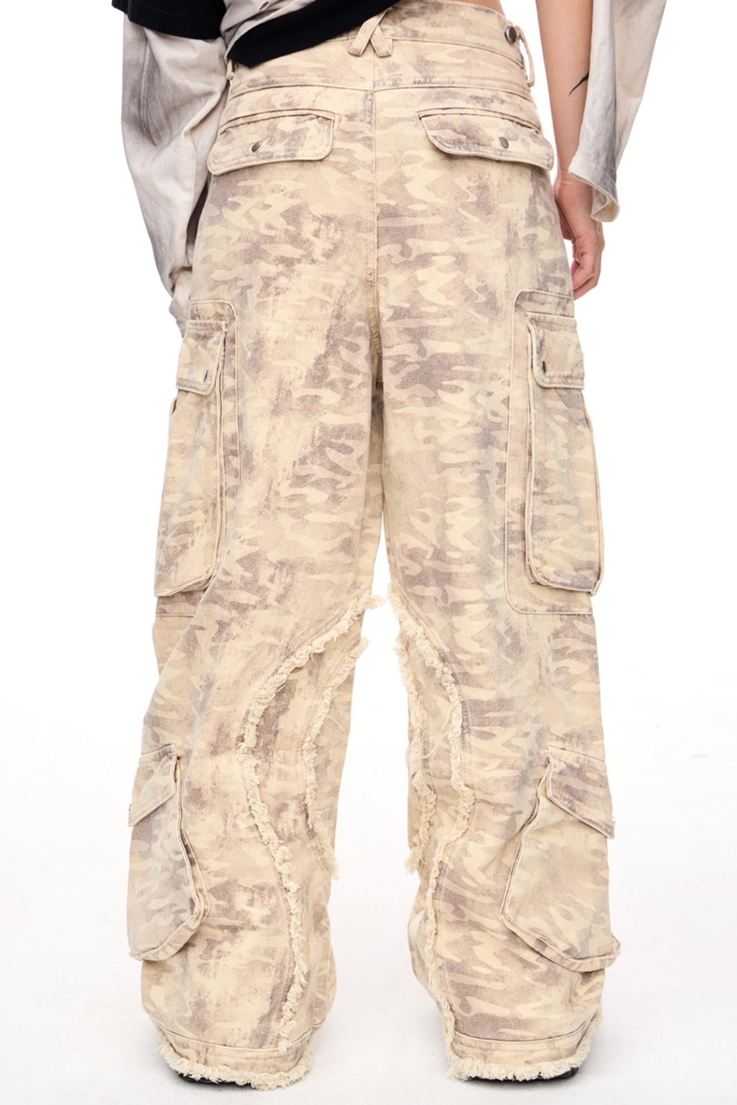 Men's Retro Straight-Leg Cargo Pants for Effortless Style