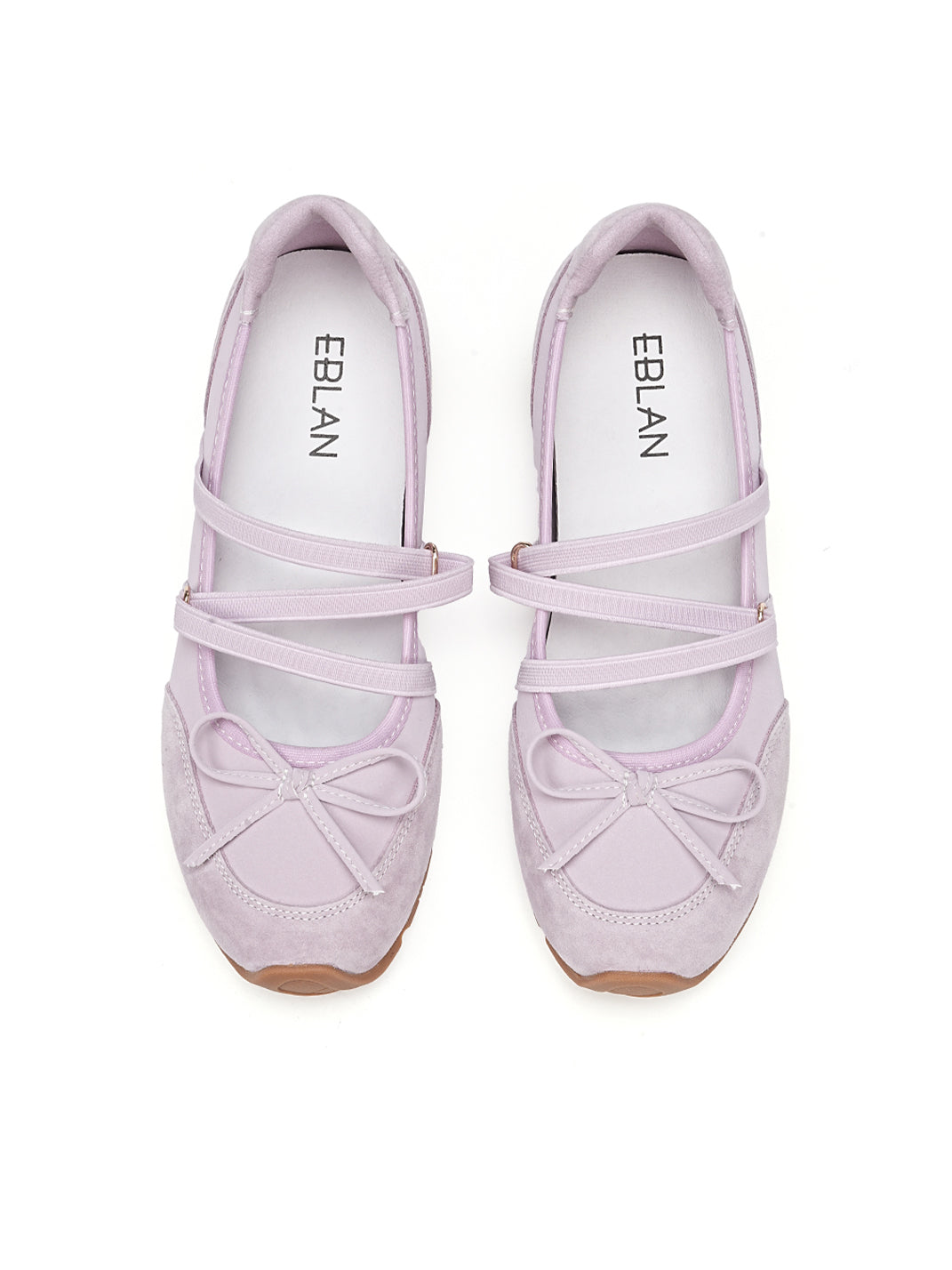 Mary Jane Ballet Sneakers With Bow Detail