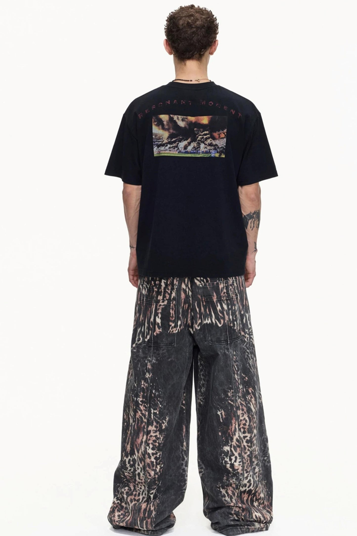 Men's Retro Distressed Cotton Tee