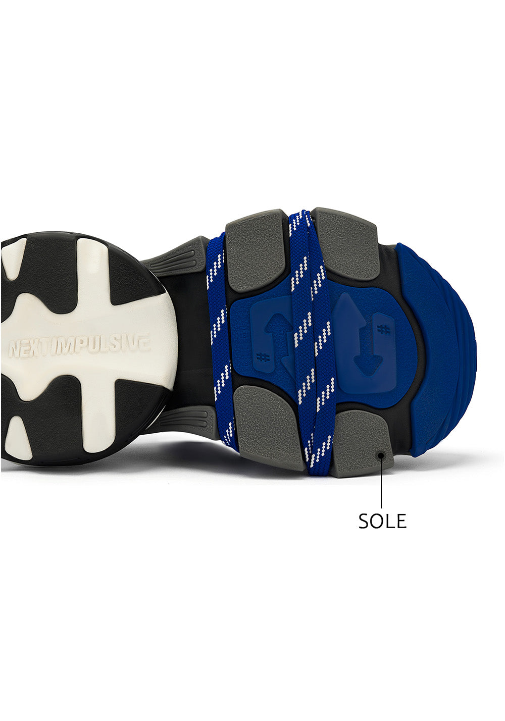Blue Power Platform Sneakers