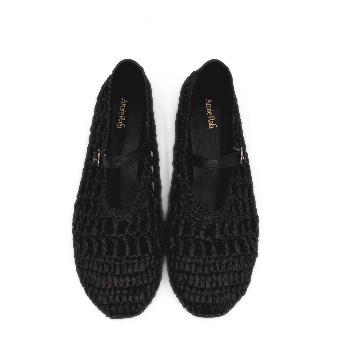 Elaina Raffia Mary Janes