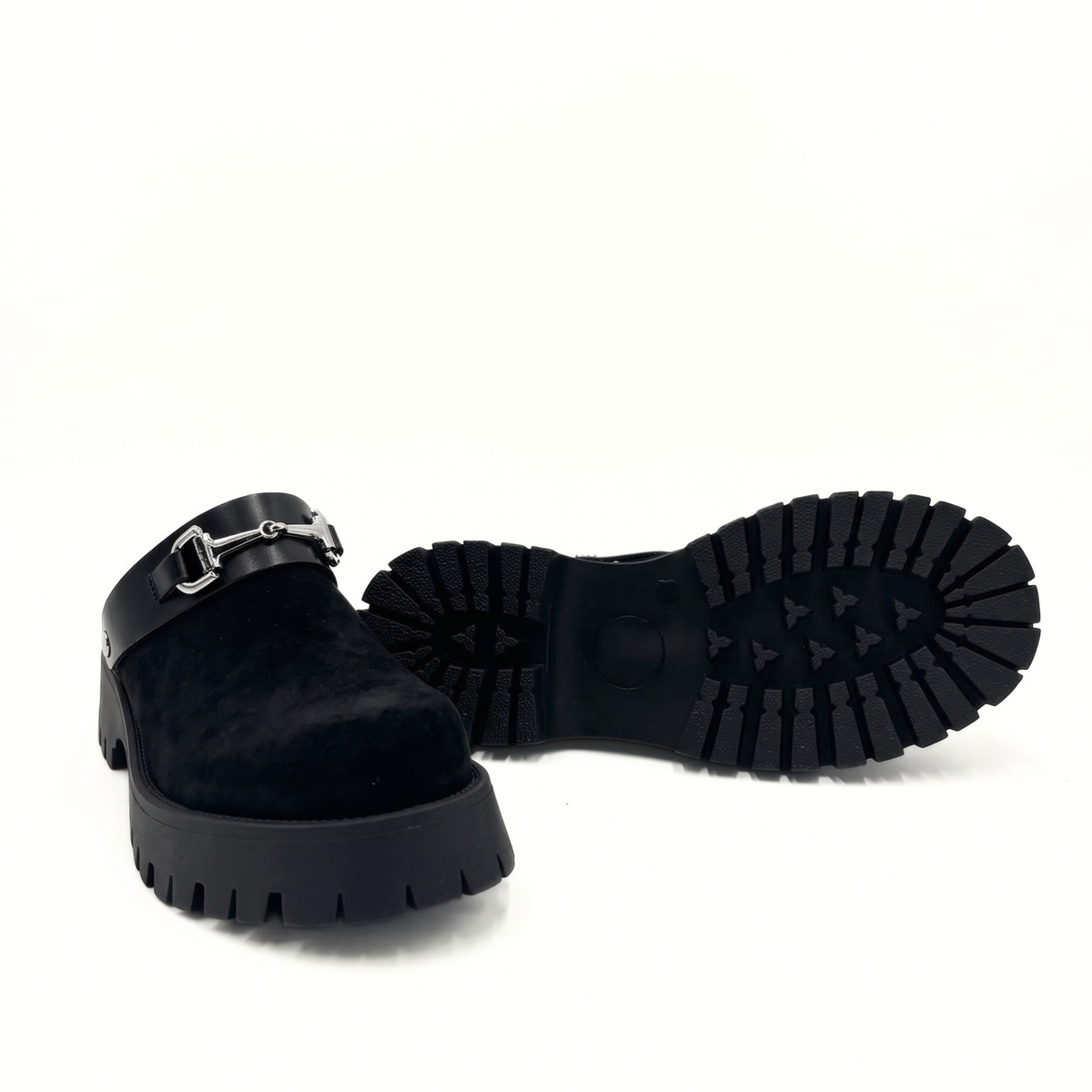 Davos Horsebit Platform Clogs
