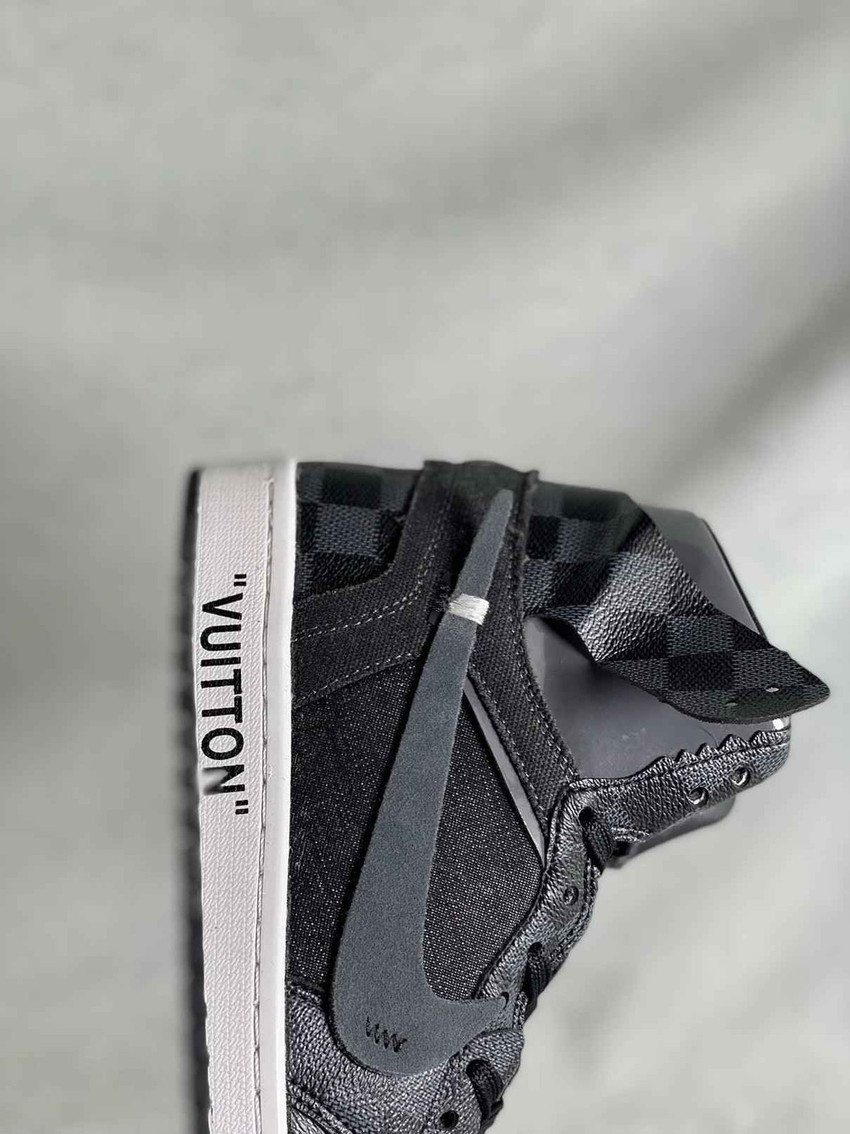 Custom Air Jordan 1 x Monogram Logo Wolvess