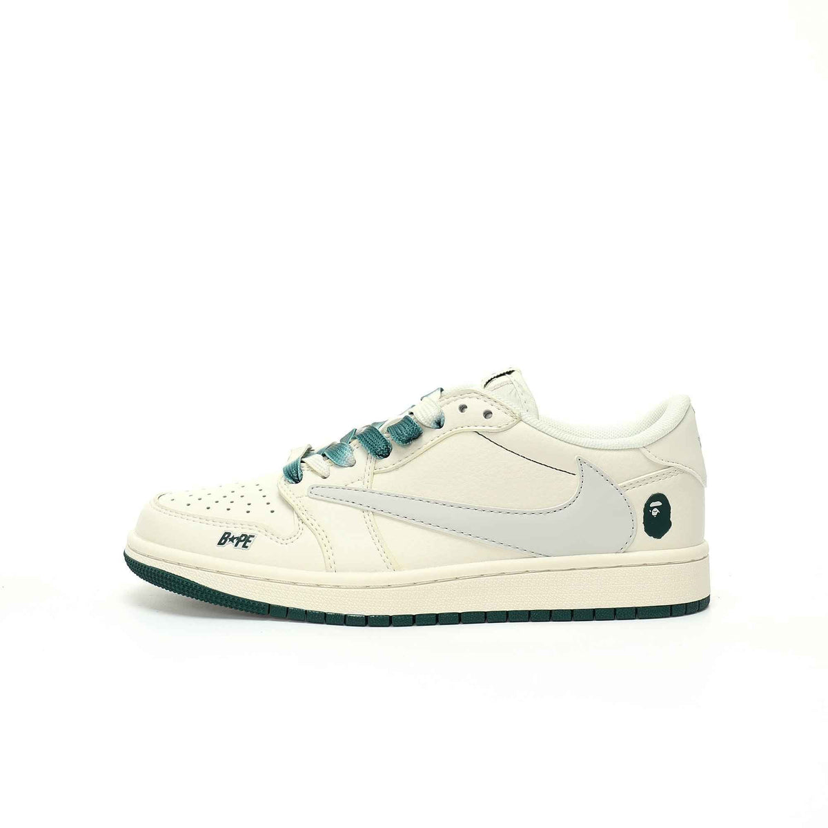 Custom BAPE x Travis Scott x Air Jordan 1 Low OG SneakerNational