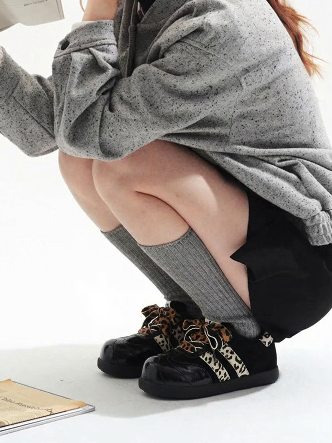 Leopard Print Training Sneaker - Skipkicks
