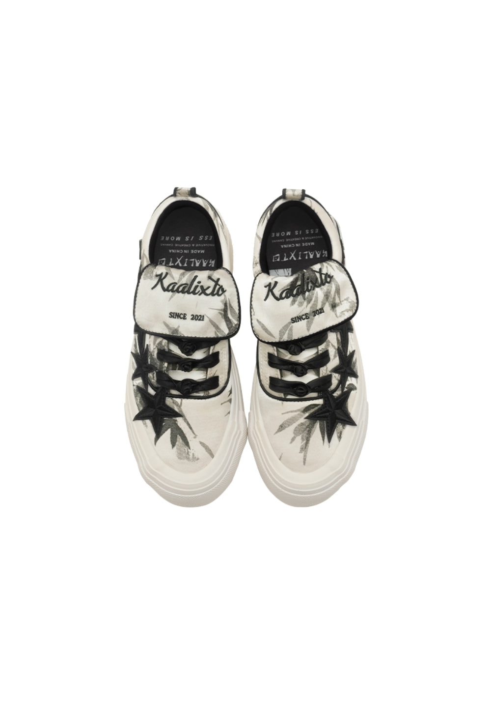 Bamboo Star Canvas Sneakers - Skipkicks