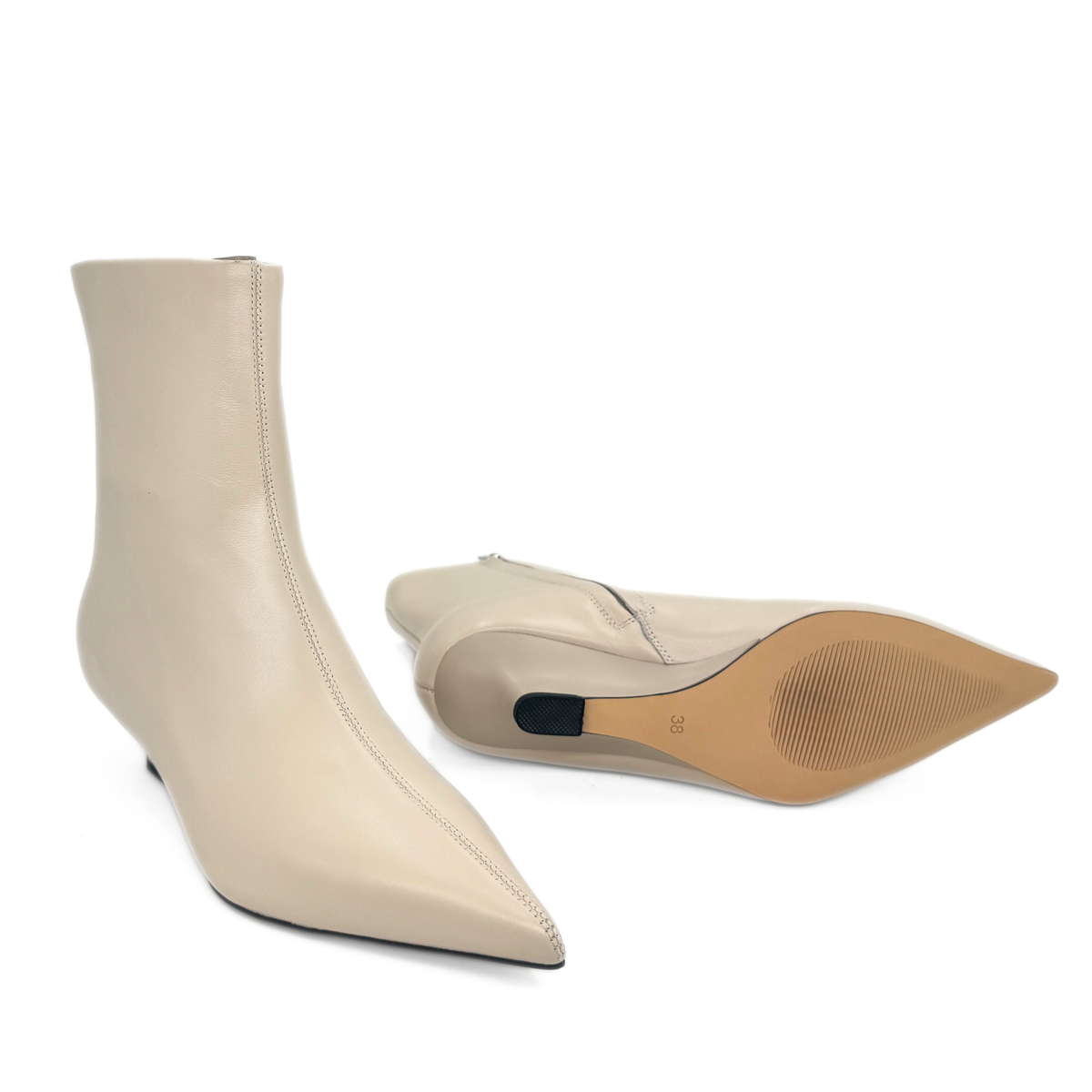 Jody Leather Wedge Boots