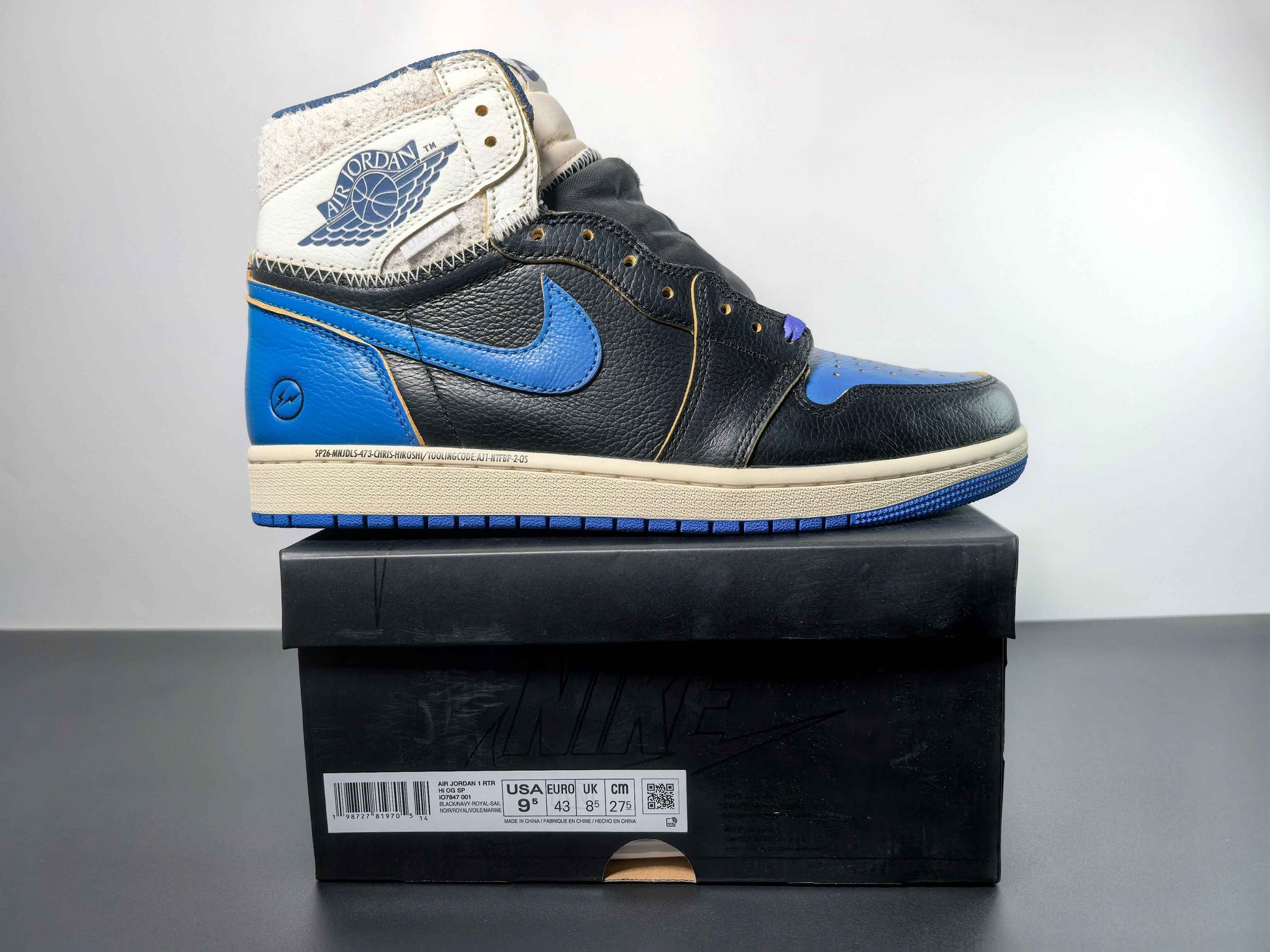 LUW Select: Fragment design x Union LA x Air Jordan 1 Retro High - Men’s Grails