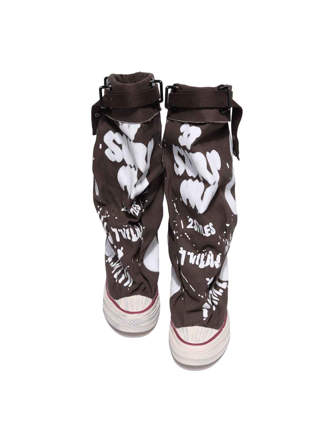 Desert Chunky Platform Lace-Up Tall Boots