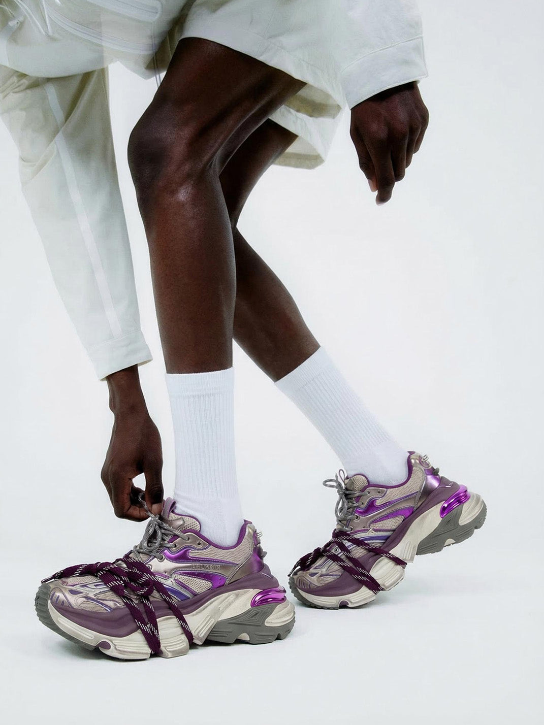 Purple Power Platform Sneakers