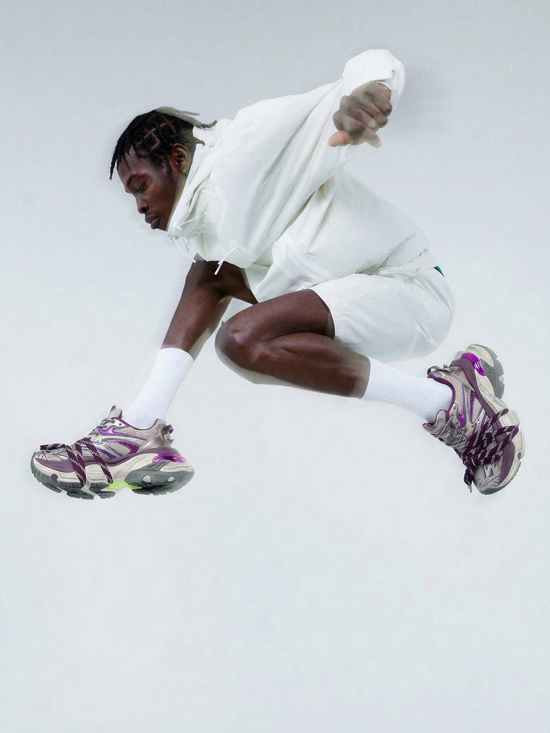 Purple Power Platform Sneakers