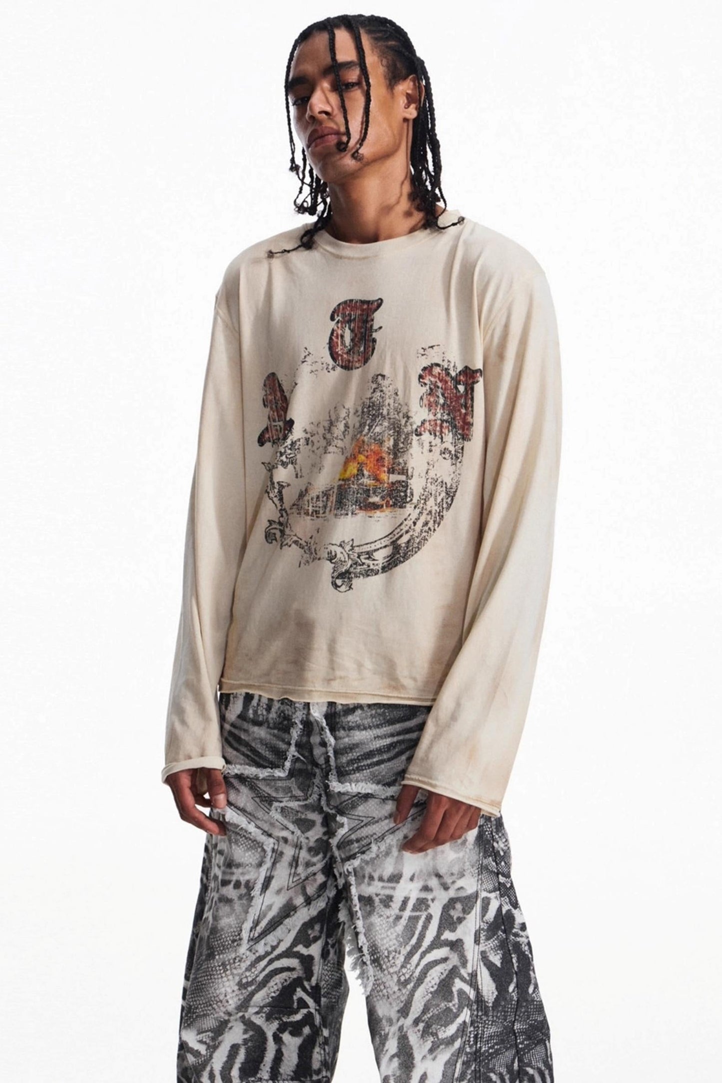 Men's Vintage Crew Neck T-Shirt