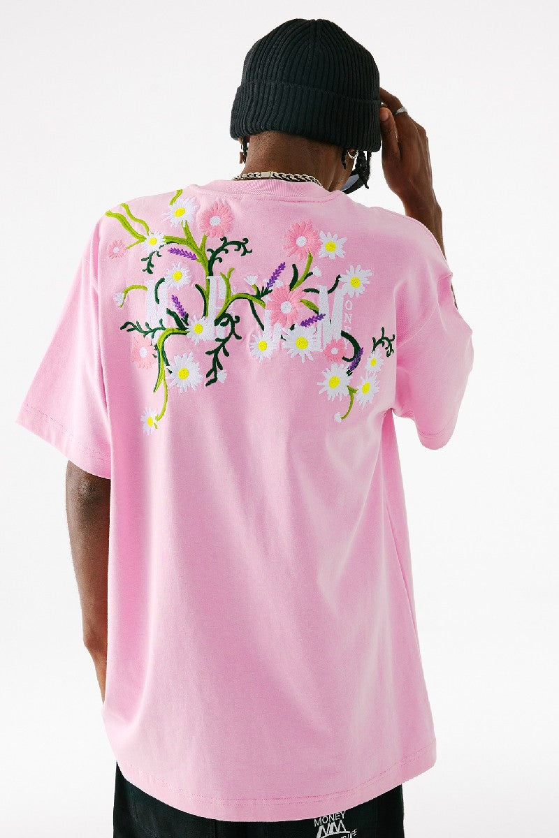 Flowers Logo Embroidered Tee