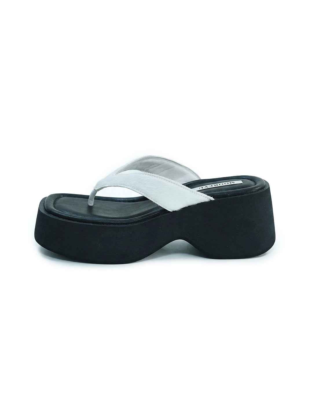 Mooreyu Color-Pop Platform Flip-Flops