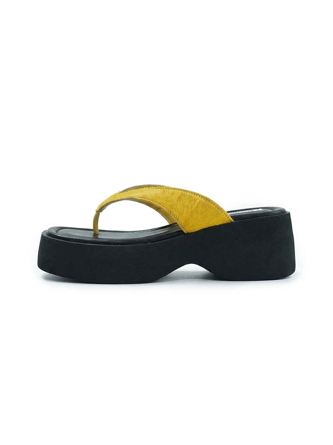 Mooreyu Color-Pop Platform Flip-Flops