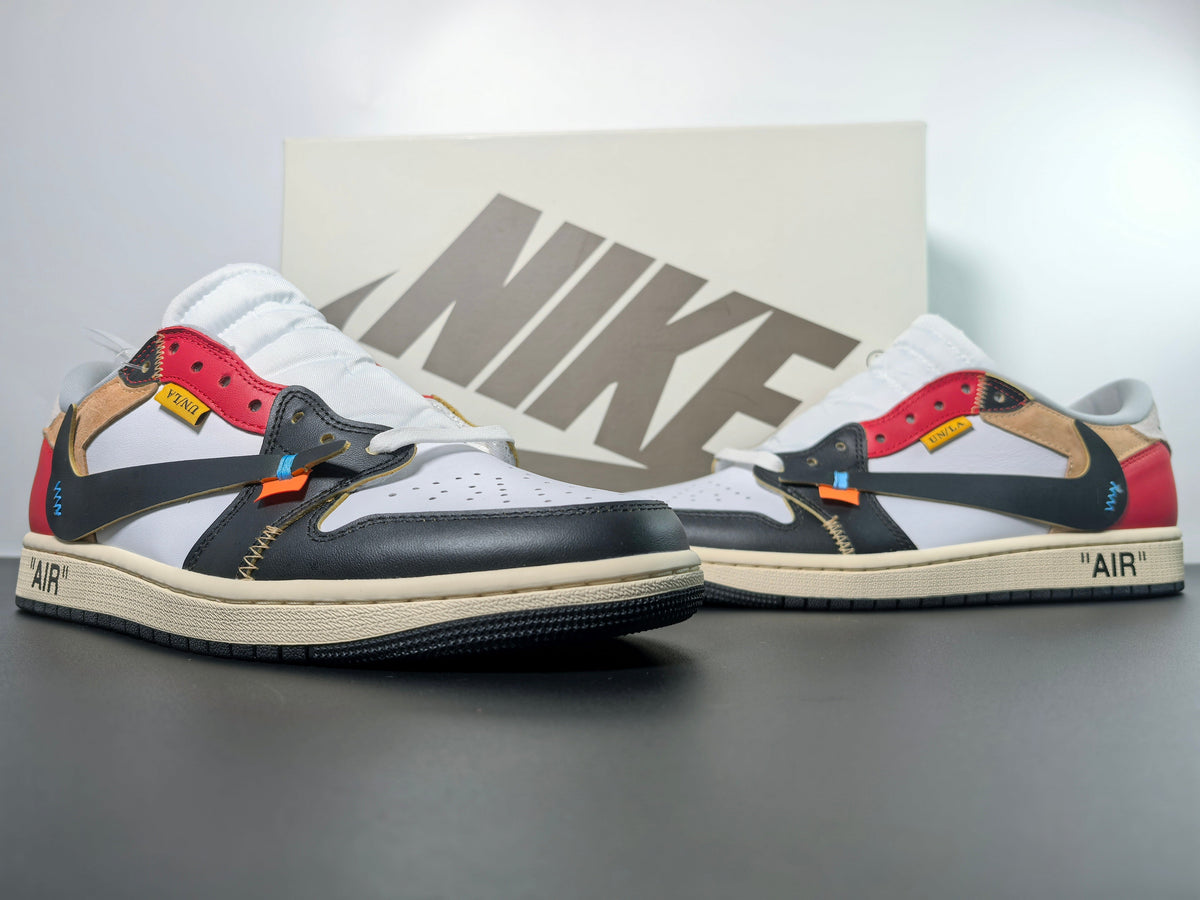 Custom Air Jordan 1 x OFF-White Sneakers - Unique Style and Comfort - Luxuryurbanwear