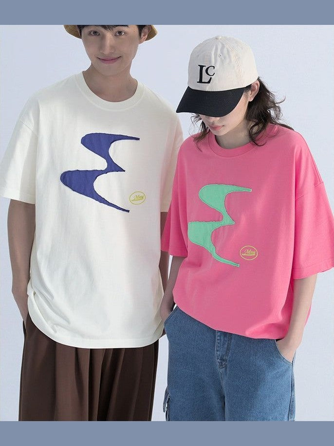 Contrast Patch Logo Tee