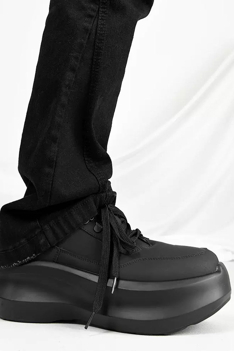 Platform Lace-Up Sneakers - Skipkicks