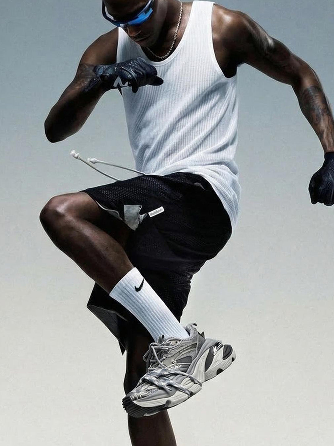 Silver Power Platform Sneakers - Skipkicks