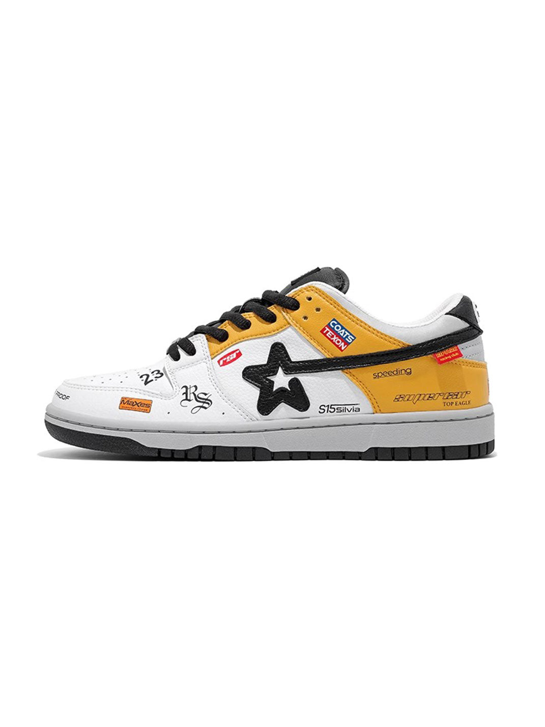 Explosion Star Low-Top Skate Sneakers - Skipkicks