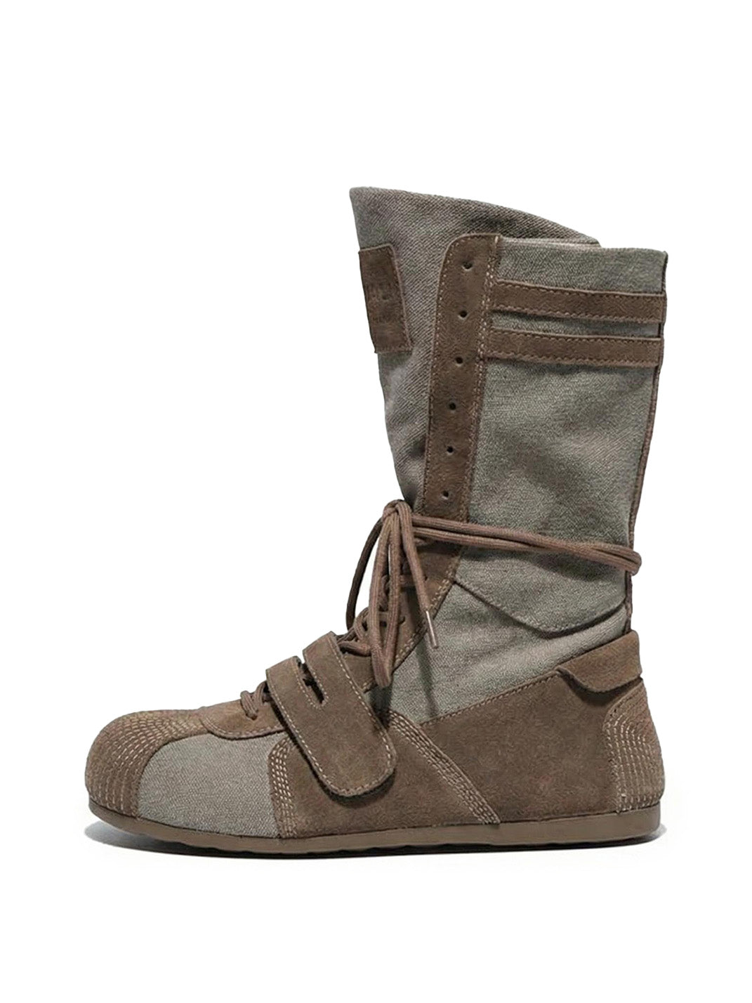 Black Knockout Pro Hybrid Velcro Boxing Trainer Boots - Skipkicks