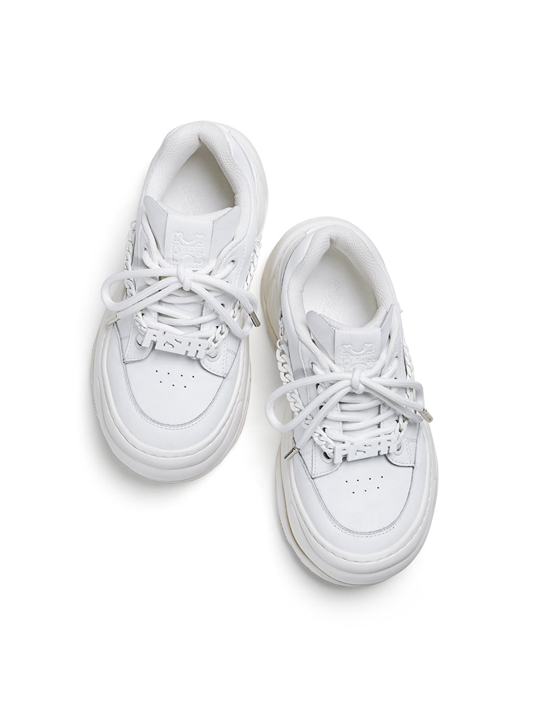 Black WiFi 2.0 Detachable Chain Chunky Sneakers - Skipkicks