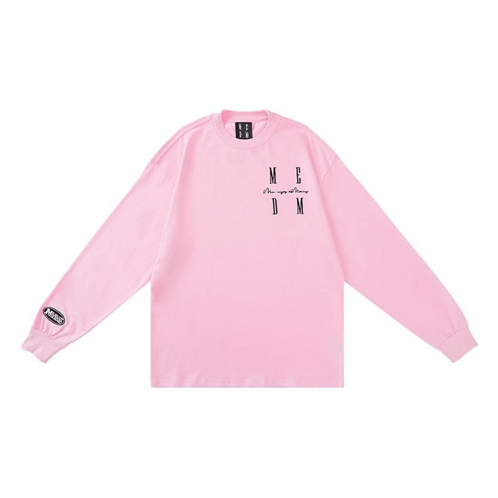 Basic Long Sleeve Tee With Logo