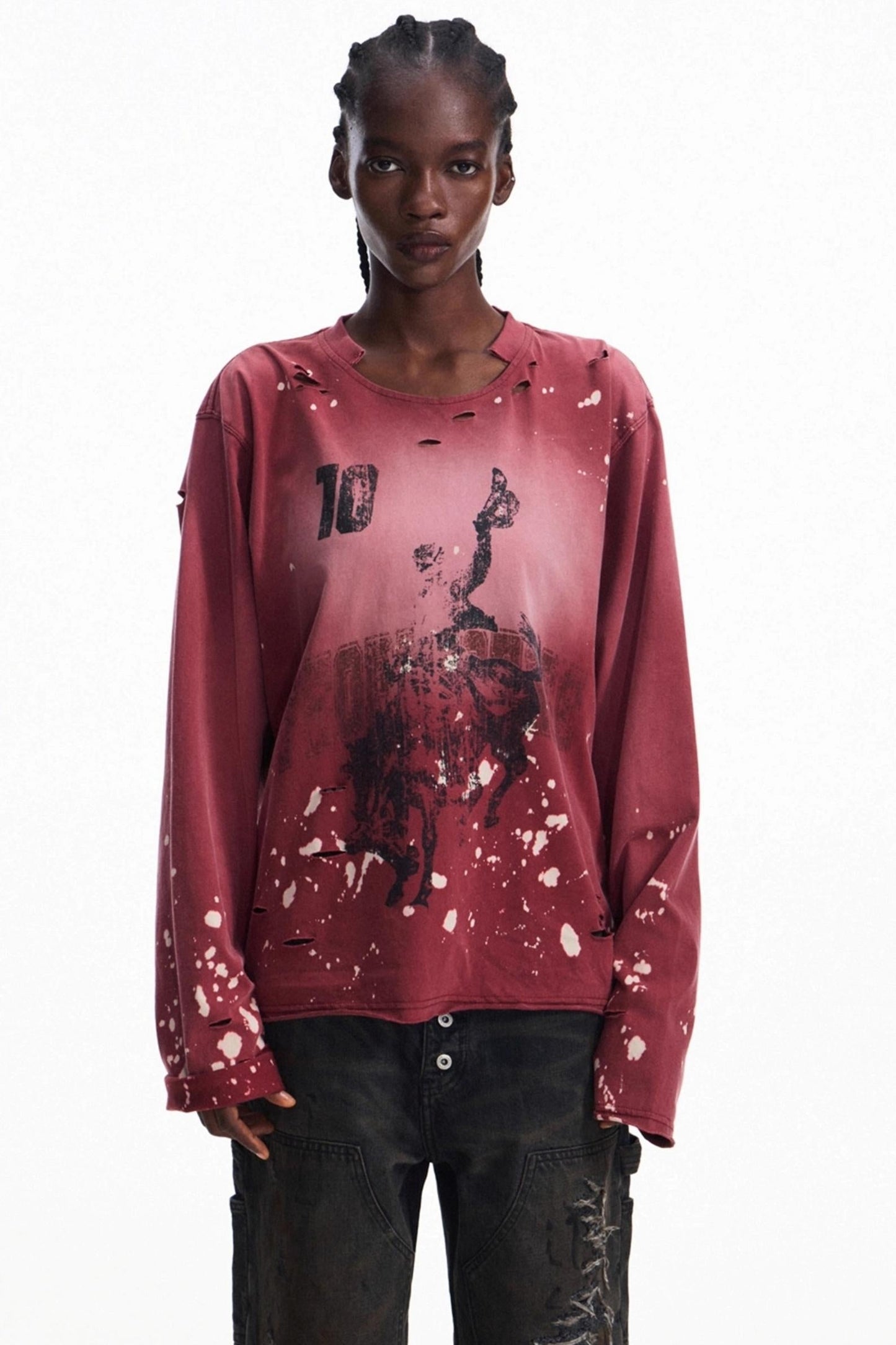 Men's Vintage Ink Long-Sleeve T-Shirt